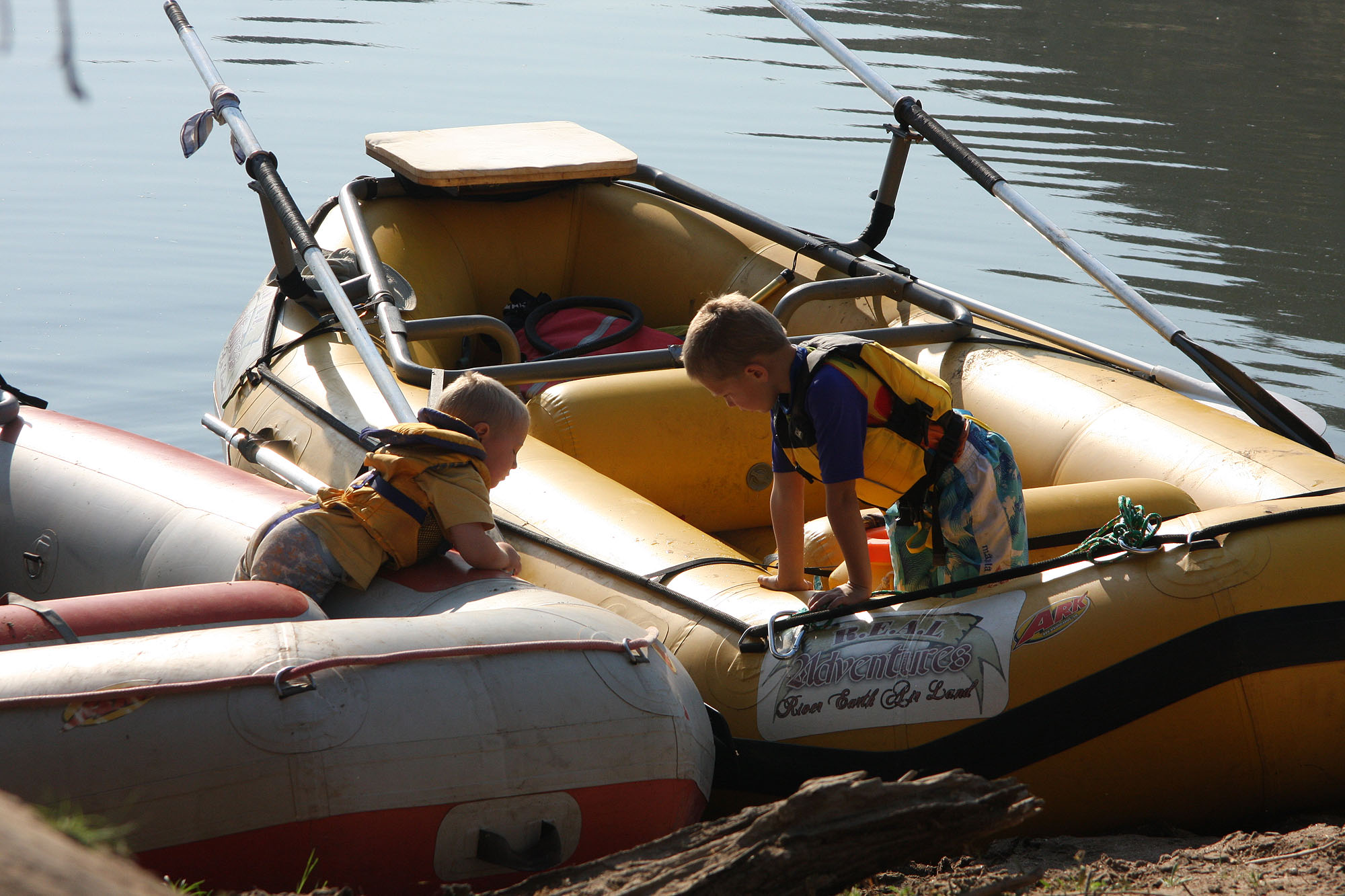 Photograph from a previous trip on the Orange River.